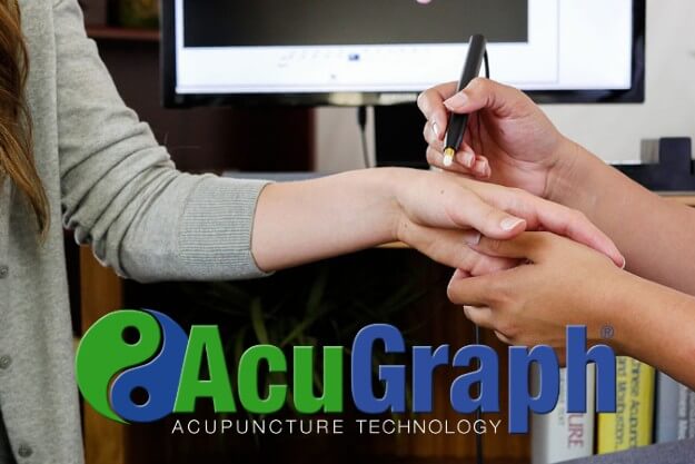 Acupuncture of Iowa Iowa City AcuGraph logo doctor patient